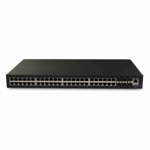 Picture of T Optics 48 port Gigabit Ethernet L2 switch, 48 x Gigabit RJ45 & 6 x 10GB SFP+ Uplinks, Stackable Switch